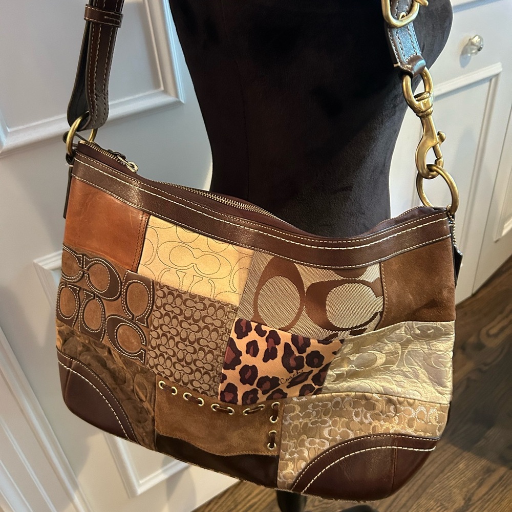 Coach Patchwork Shoulder Bag ~ MINT condition